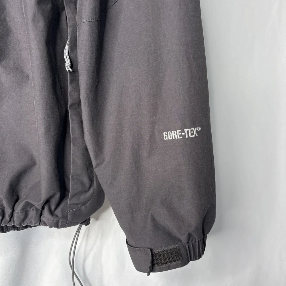 Vtg Y2K The North Face Gore-Tex Men's XL Mountain Jacket Gray Double Zipper